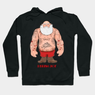 Tattooed Santa Hoodie